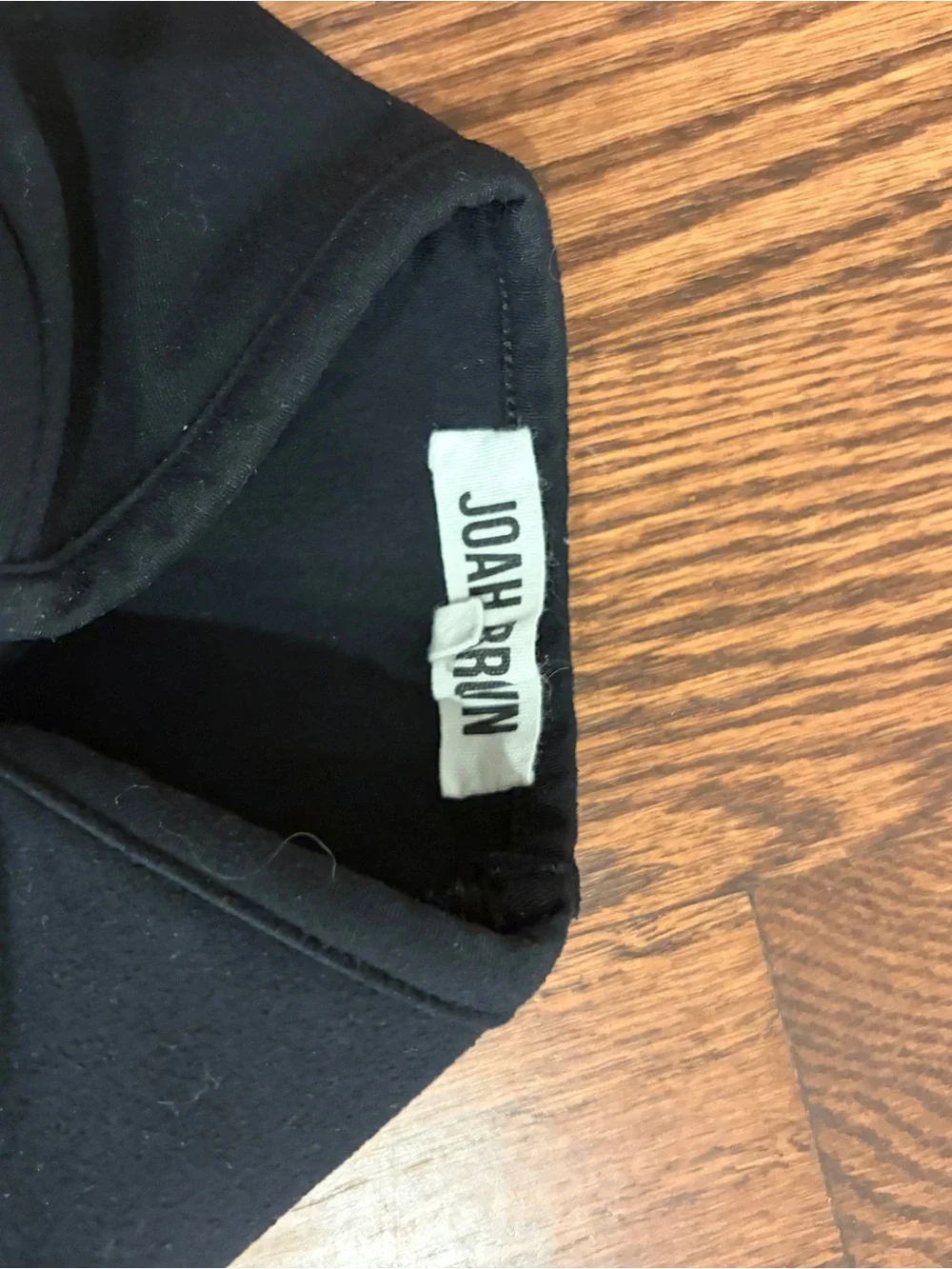 Joah Brown Black Strapless Bandeau Bra Top